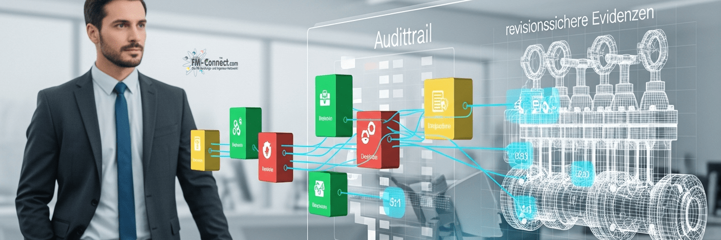 Audittrail für revisionssichere Evidenzen bei Prüfungen, Mängeln und Freigaben