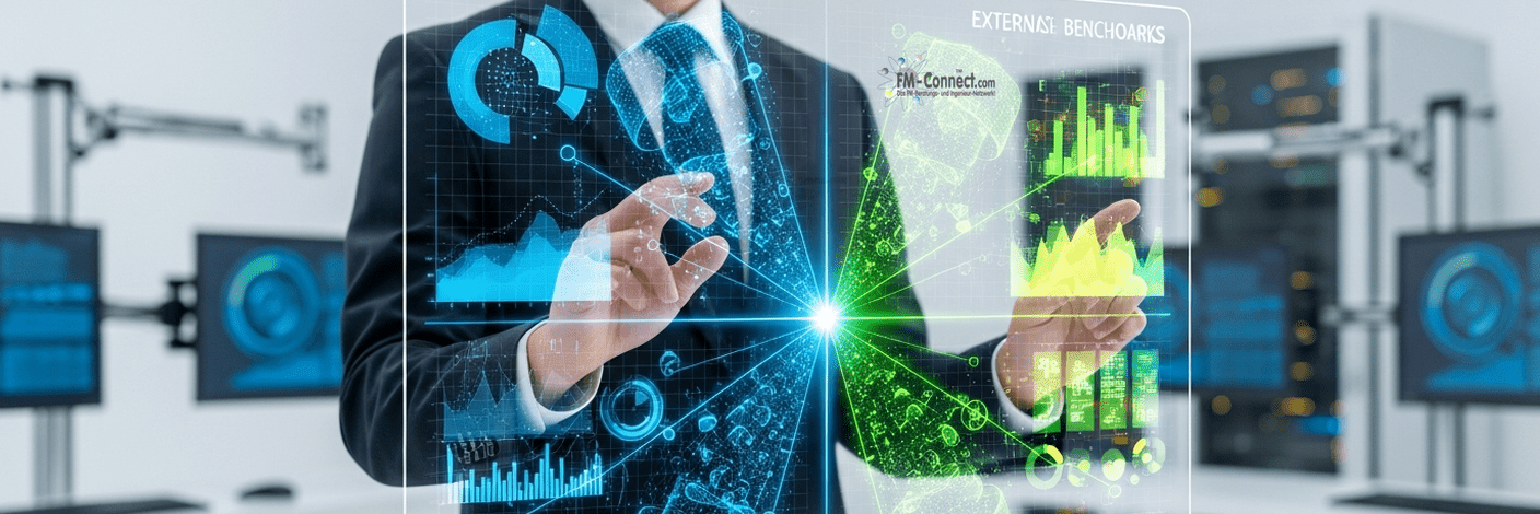 Benchmarking mit interner und externer Vergleichslogik im industriellen Facility Management
