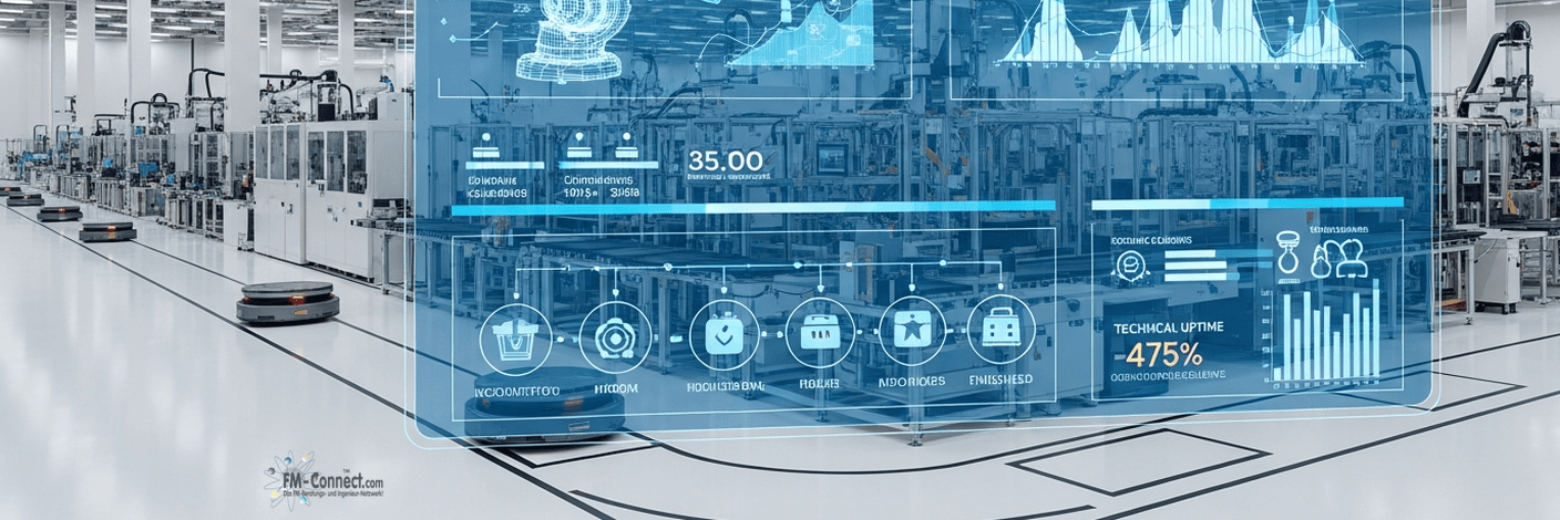 Produktionshallen mit Versorgung, Sauberkeit und technischer Verfügbarkeit im Fokus