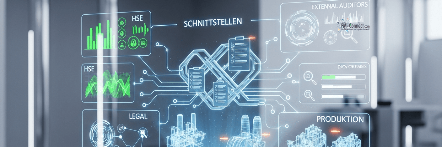 Schnittstellen zu HSE, Recht, Produktion und externen Prüfern im Werkbetrieb integrieren