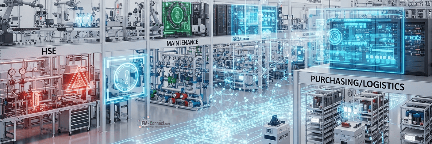 Schnittstellen zwischen Produktion, HSE, Maintenance, IT, OT und Einkauf verbinden